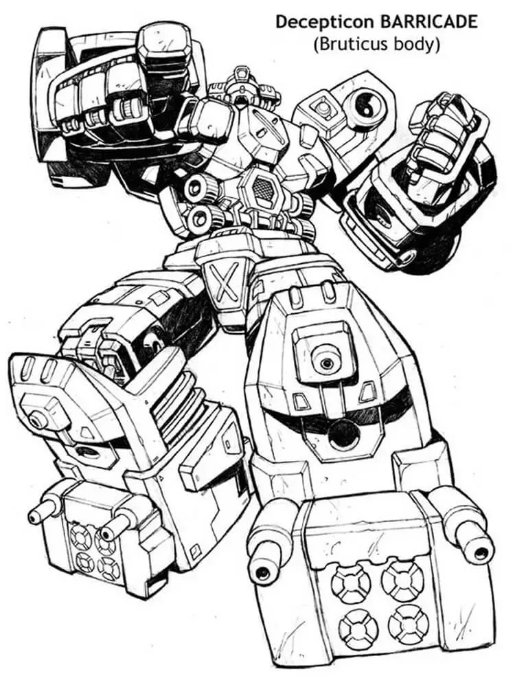 Decepticon Coloring Pages
