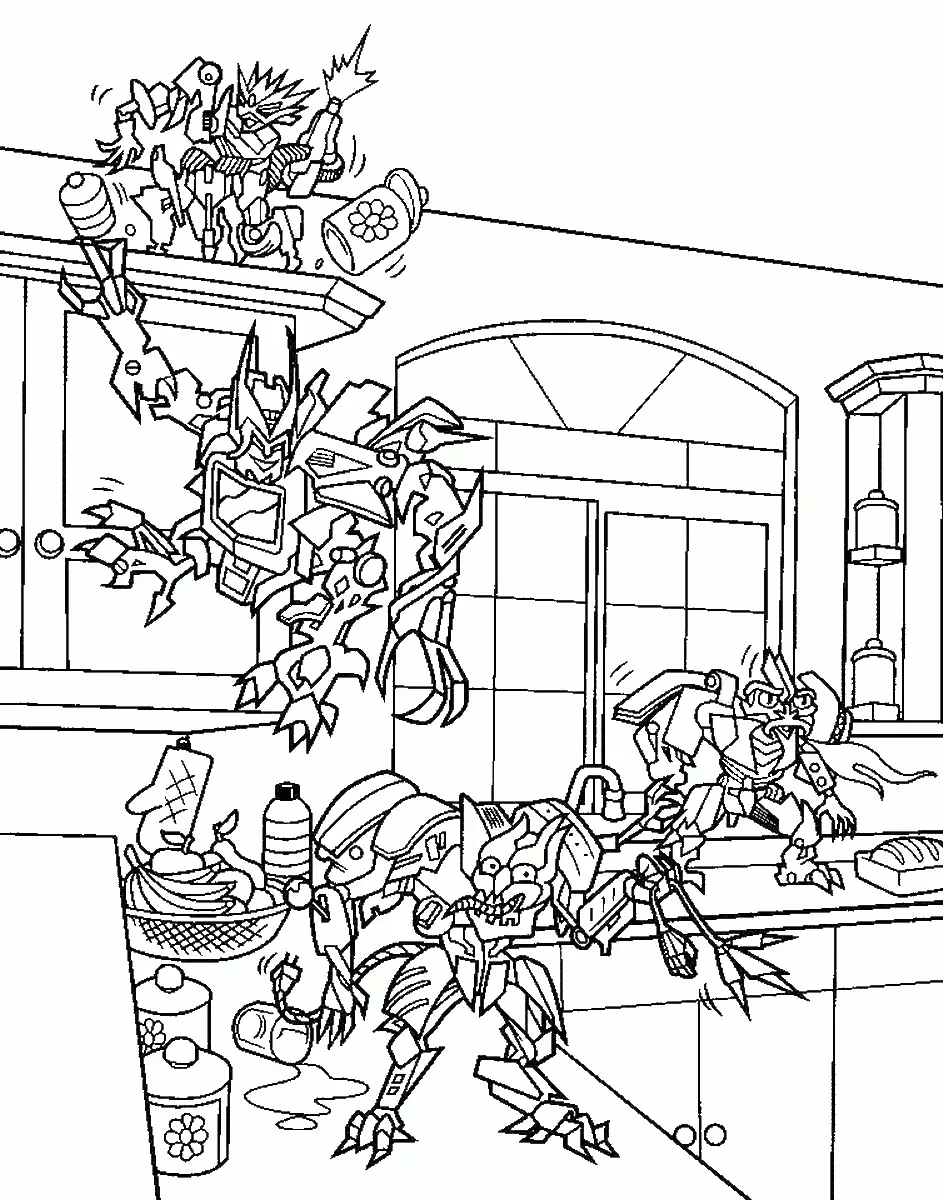 Transformer Coloring Page To Print