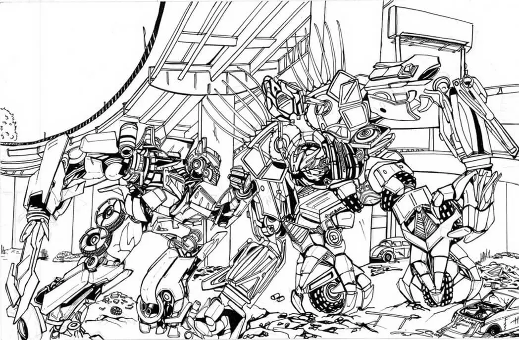 Transformers Coloring Pages2