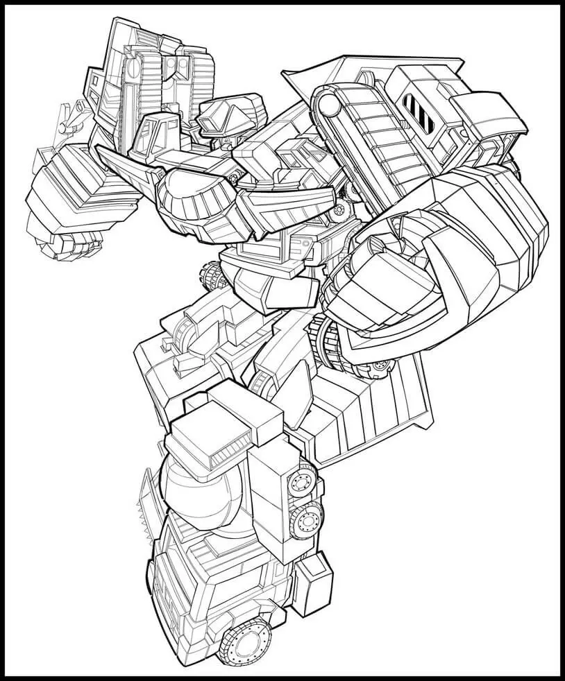 Print Transformers Coloring Page
