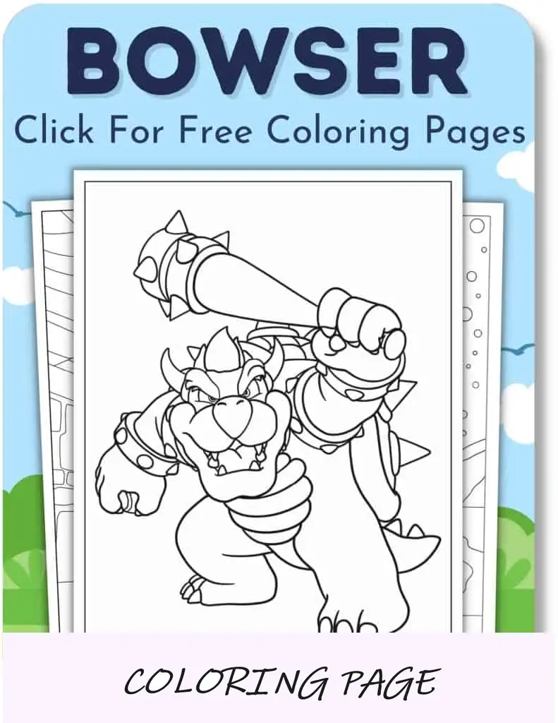 Desenhos para colorir de Bowser