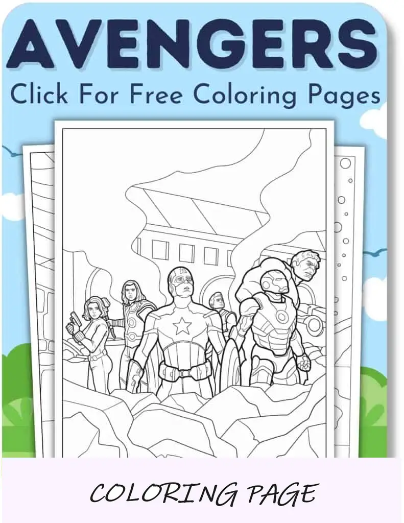 Desenhos para colorir dos Vingadores