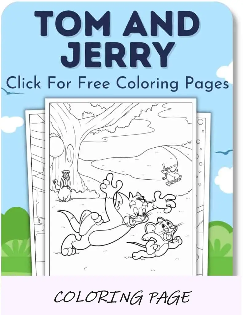 Desenhos para colorir de Tom e Jerry