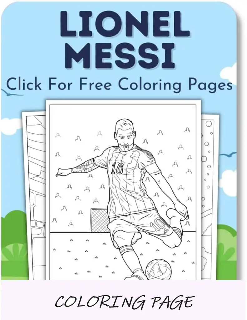 Imagem da capa de Lionel Messi para meninos