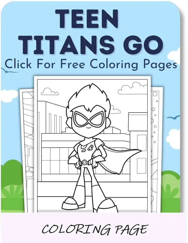 Desenhos de Teen Titans Go para colorir para meninos