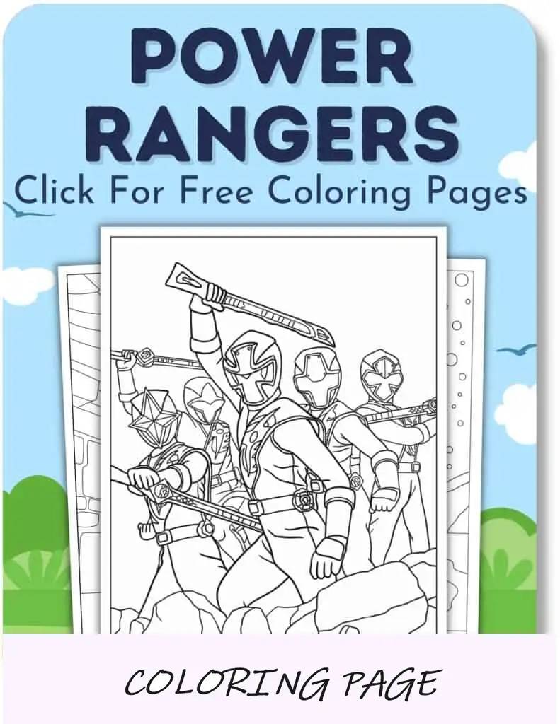 Desenhos para colorir de Power Rangers para meninos
