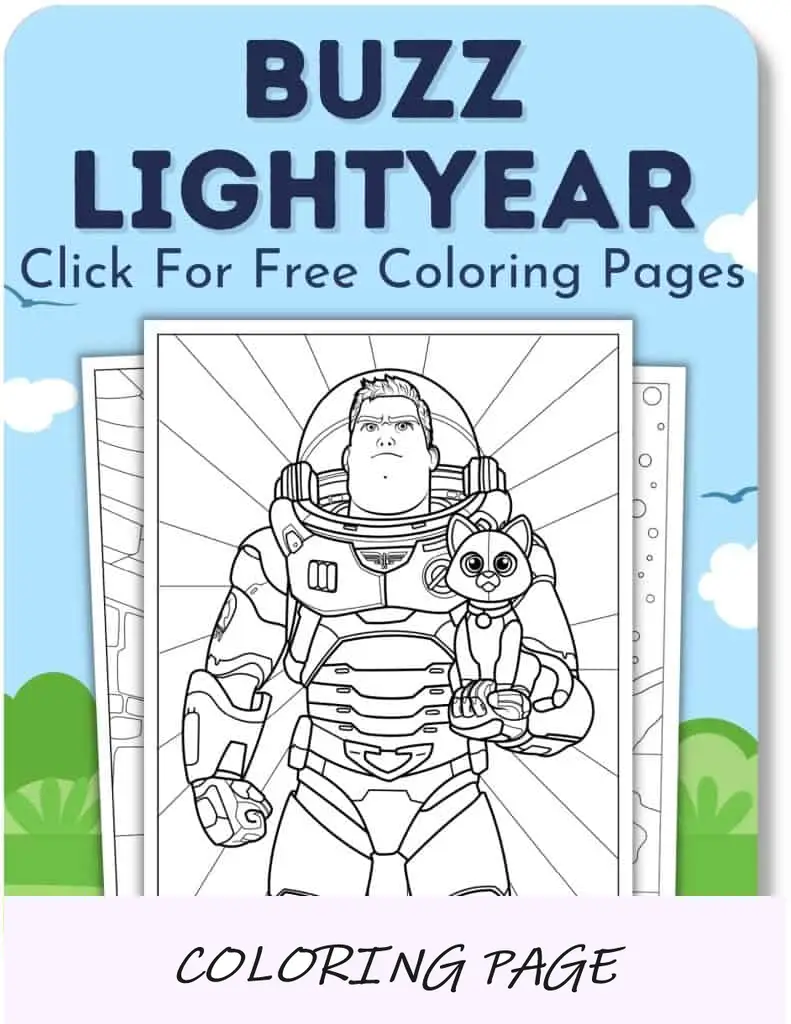 Desenhos para colorir de Buzz Lightyear para meninos