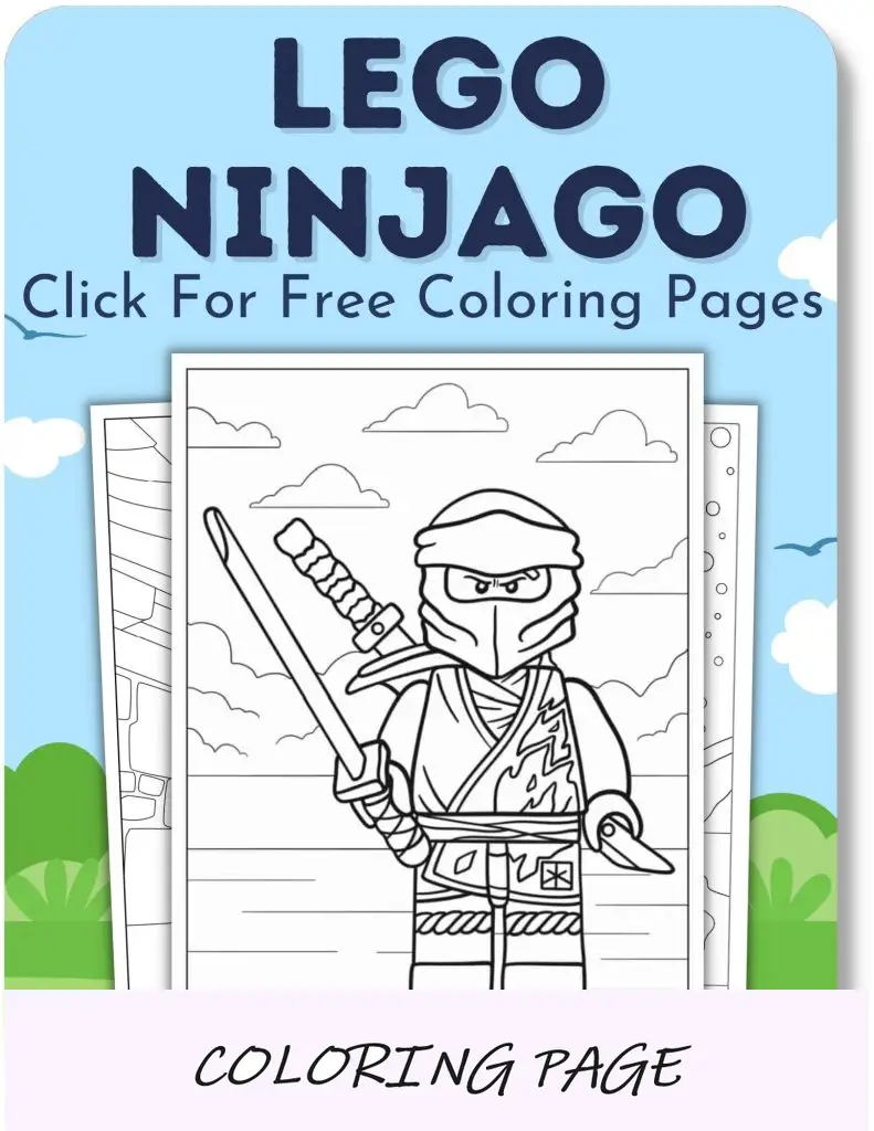 Desenhos para colorir Lego Ninjago para meninos