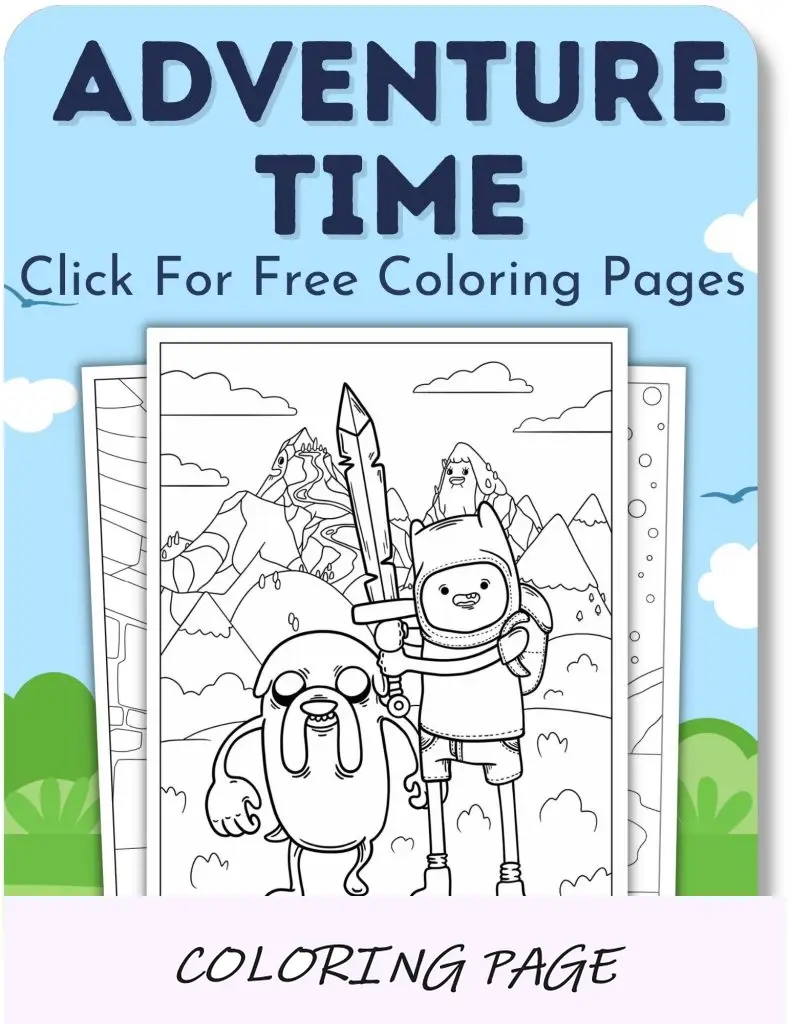 Desenhos para colorir Hora de Aventura para meninos