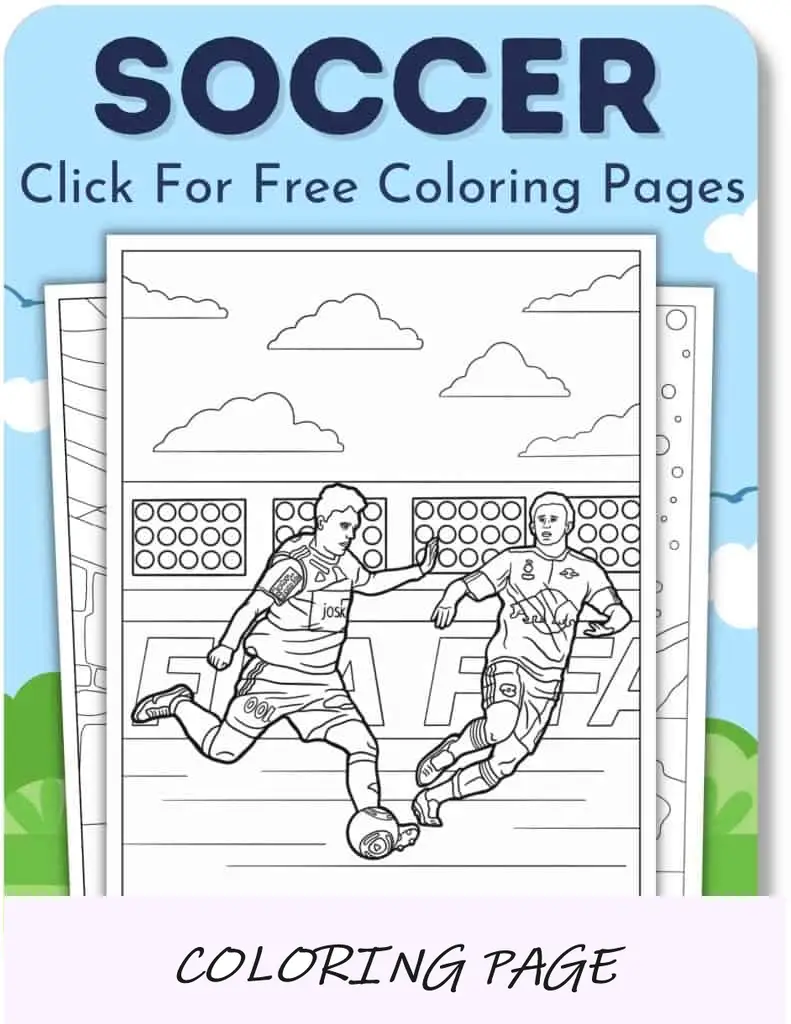 Desenhos para colorir de futebol
