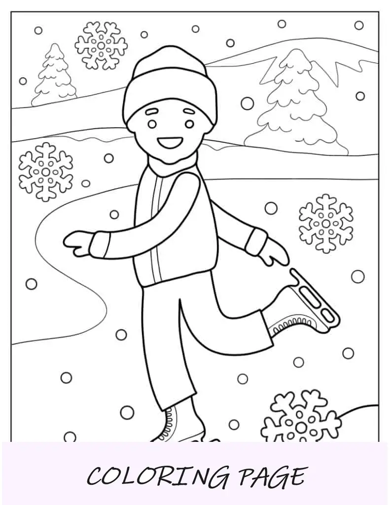 Papai Noel andando de trenó no inverno