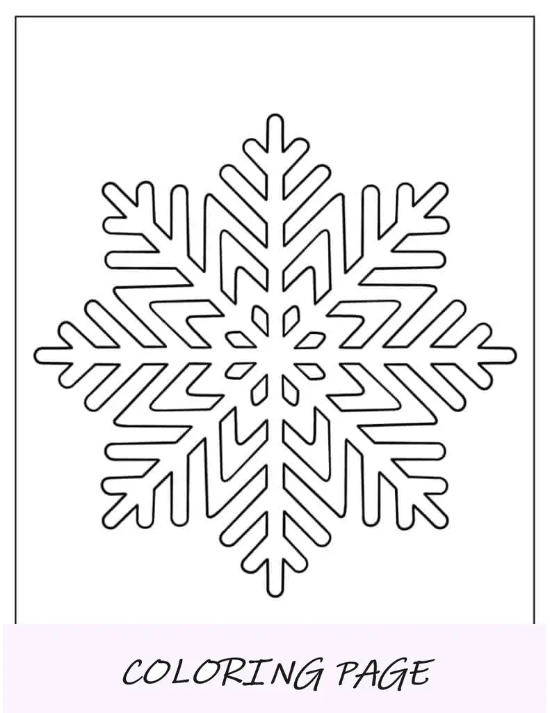 Folha para colorir de garota na luta de bolas de neve