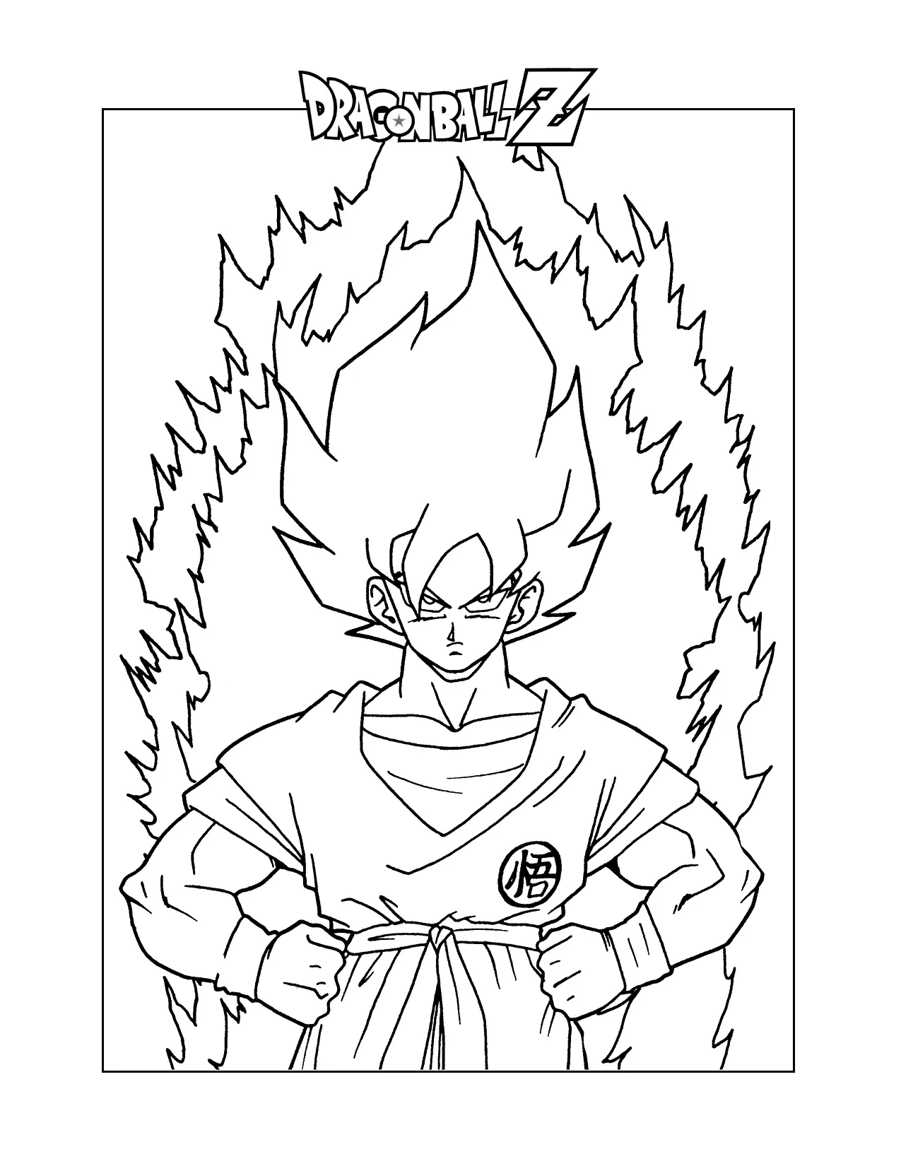 Dragon Ball Z Coloring Pages