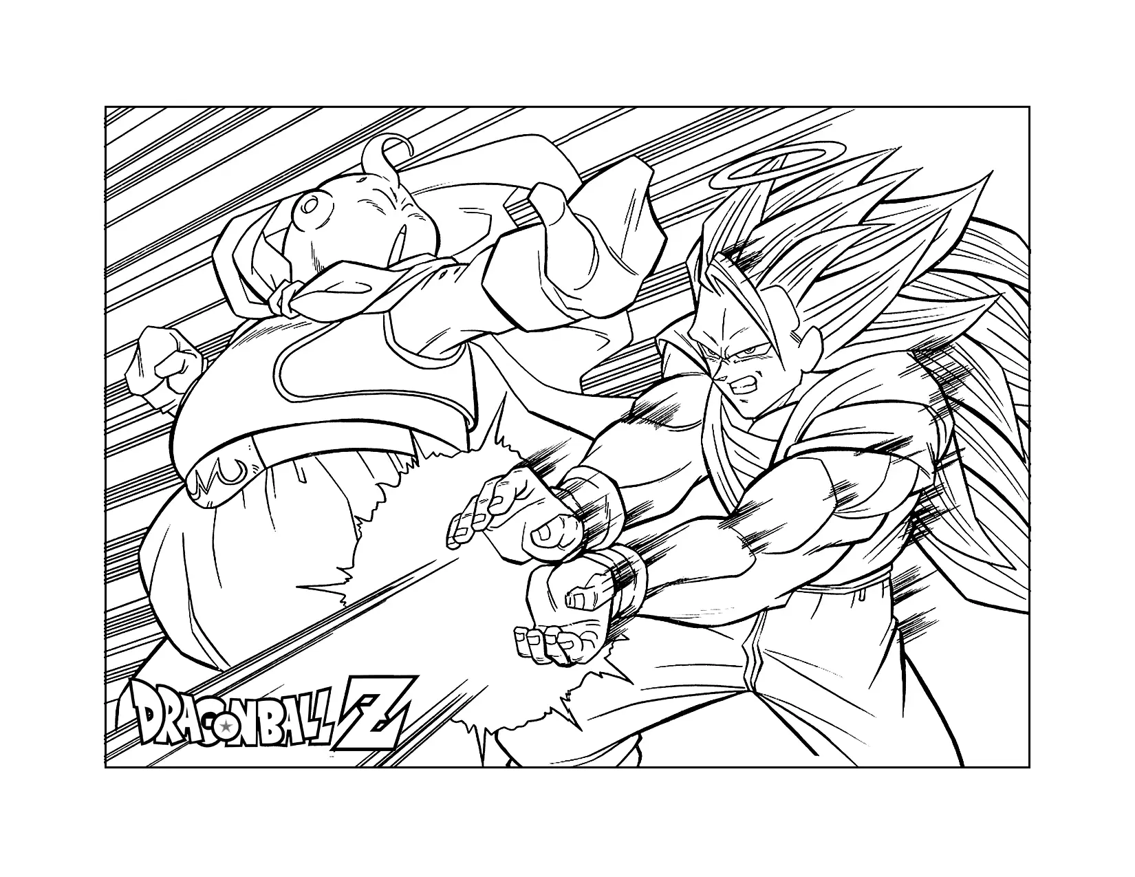 Dragon Ball Z Coloring Page