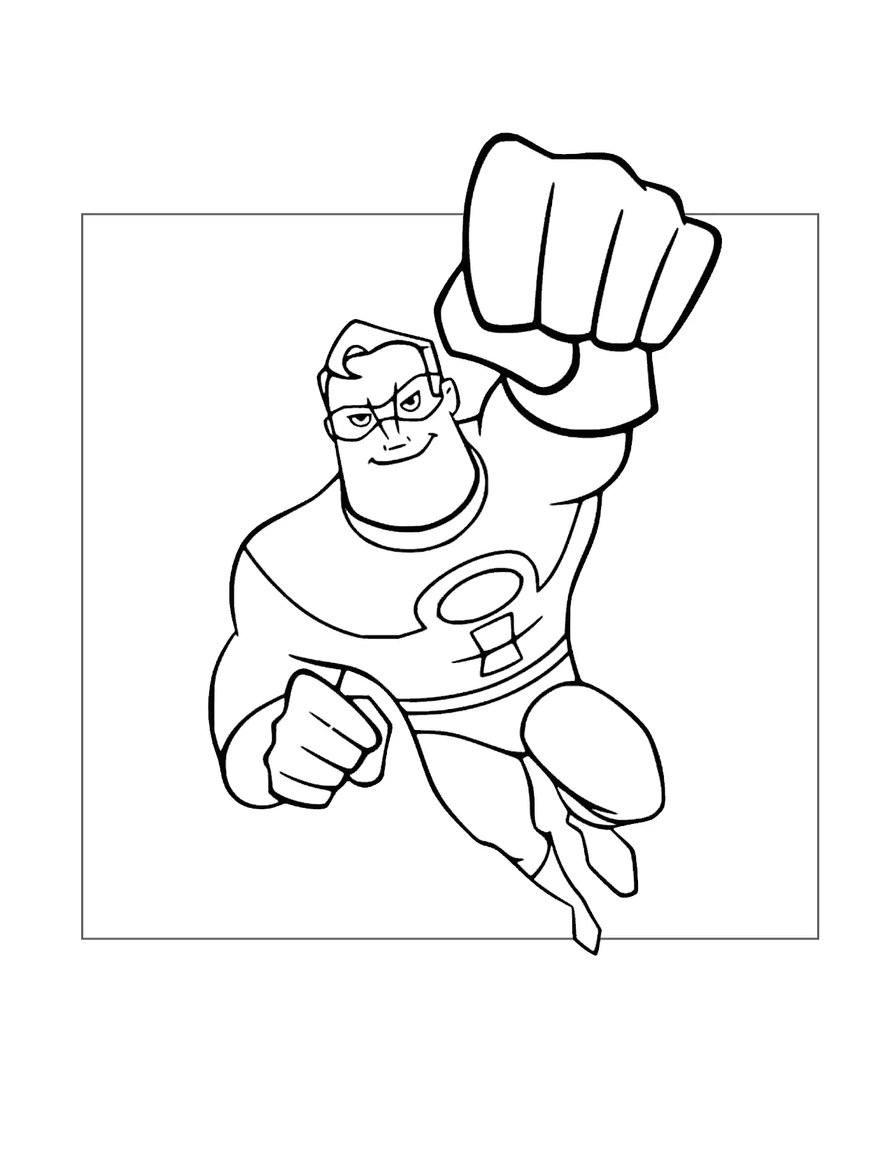 Mr Incredible Coloring Pages