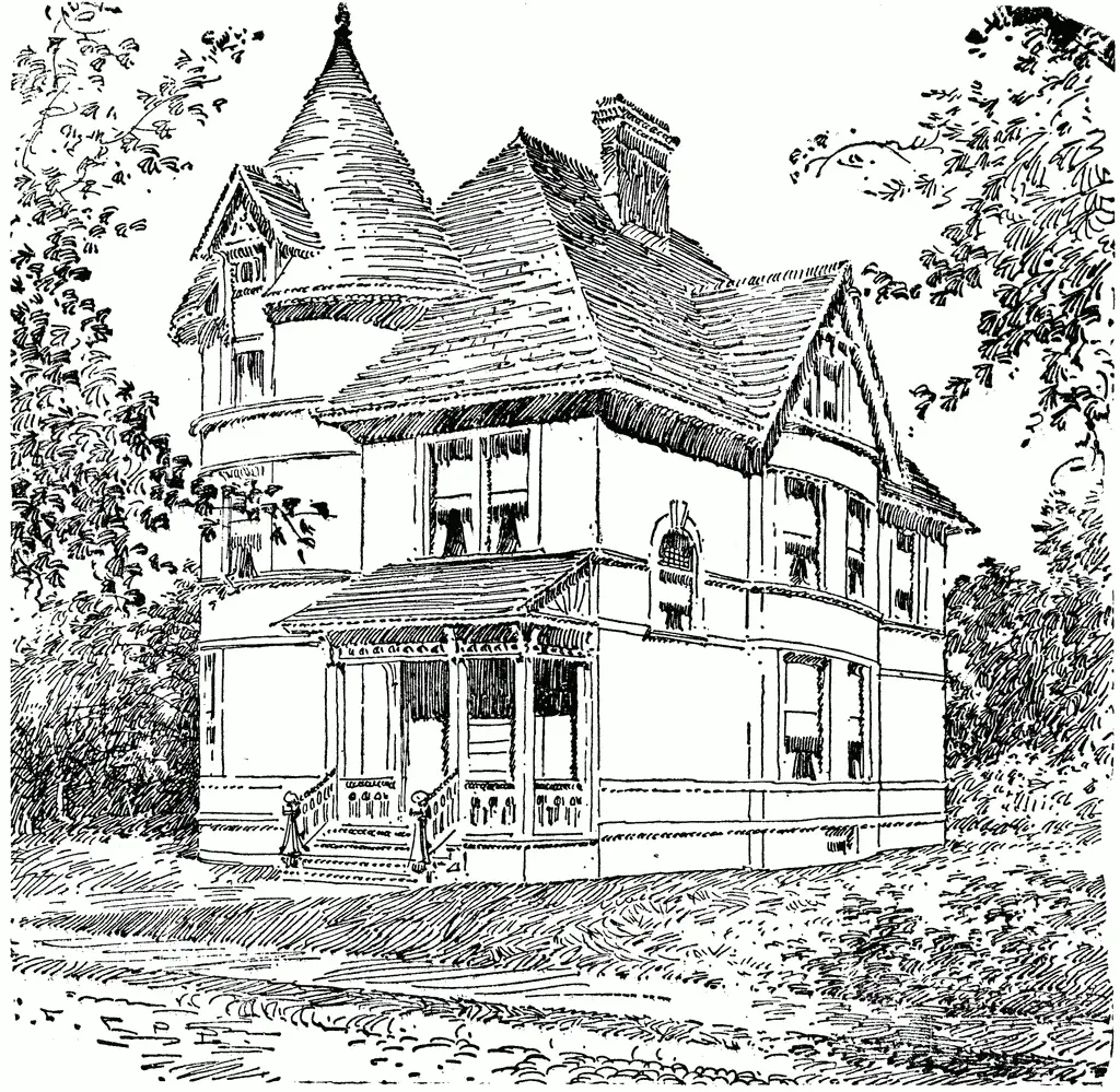 City Houses Coloring Pages