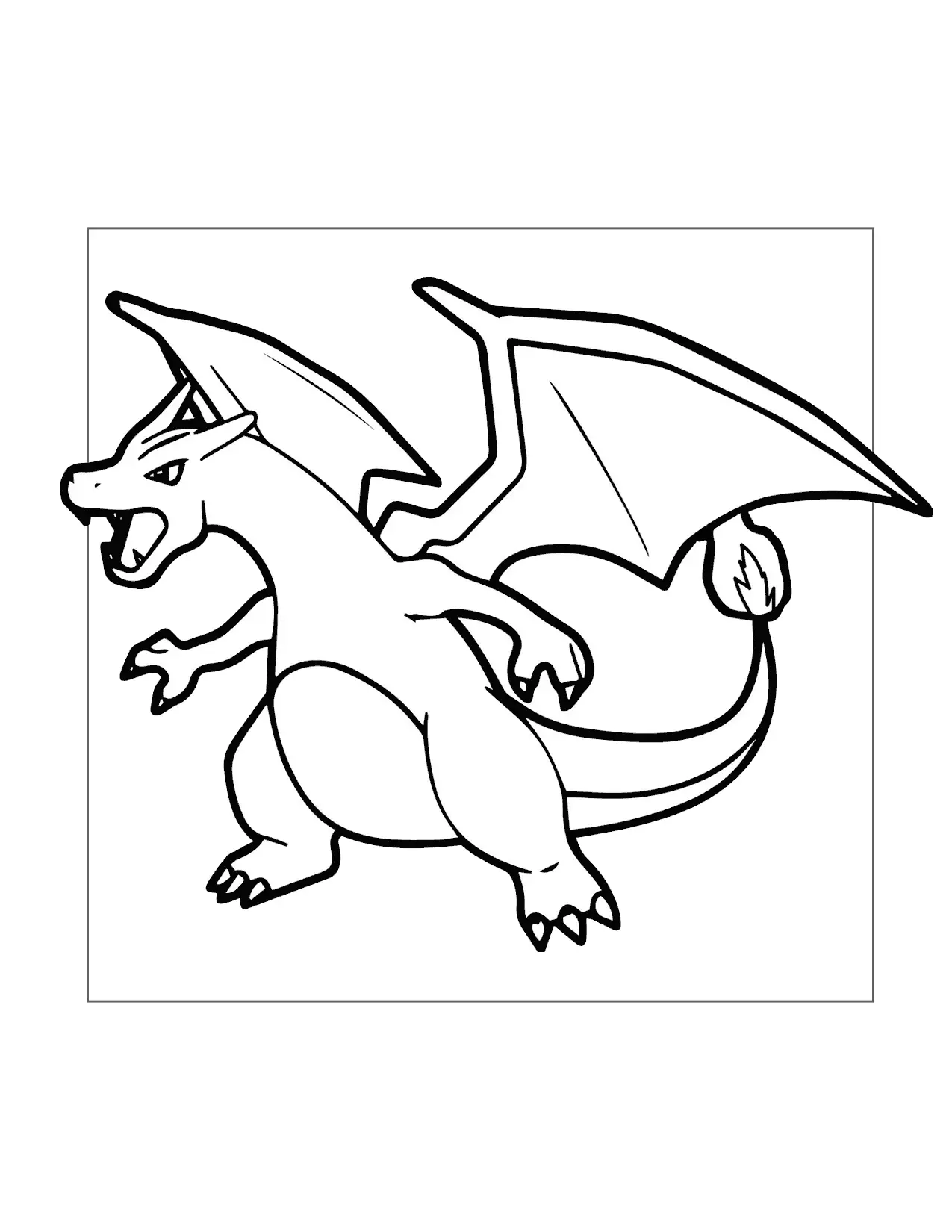 Charizard Coloring Pages