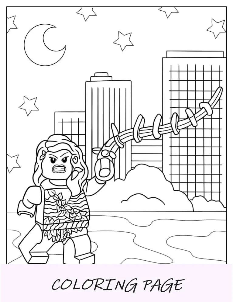 Lego Hiedra Venenosa Para Colorear