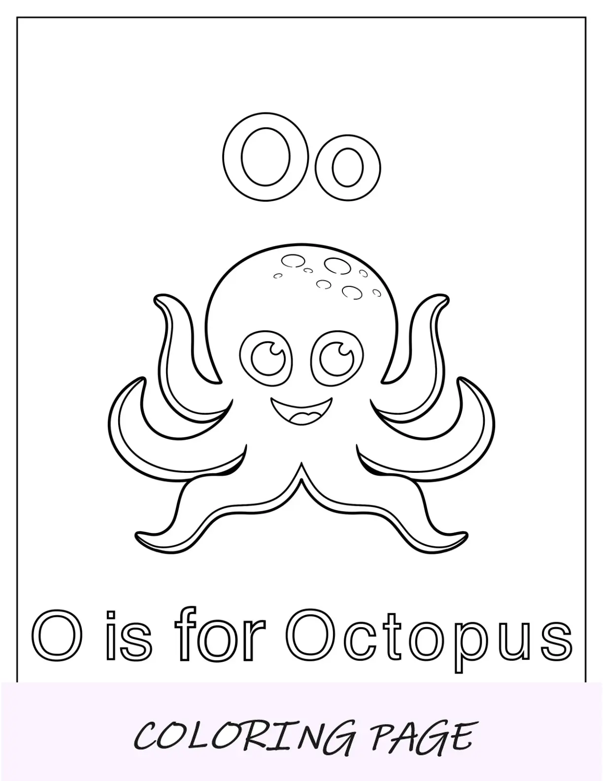 O ist für Oktopus Malseite