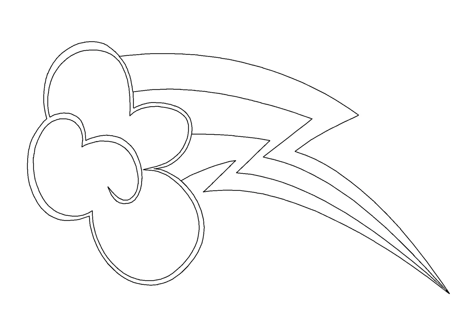 Mlp Rainbow Dash Coloring Pages