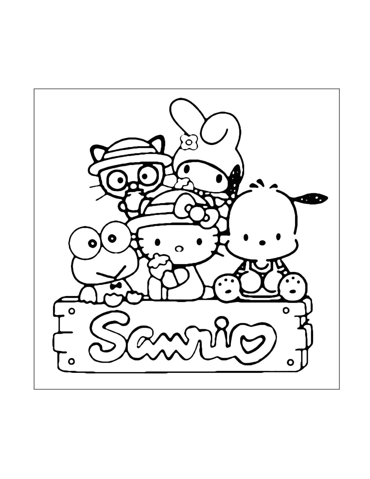Sanrio Coloring Pages