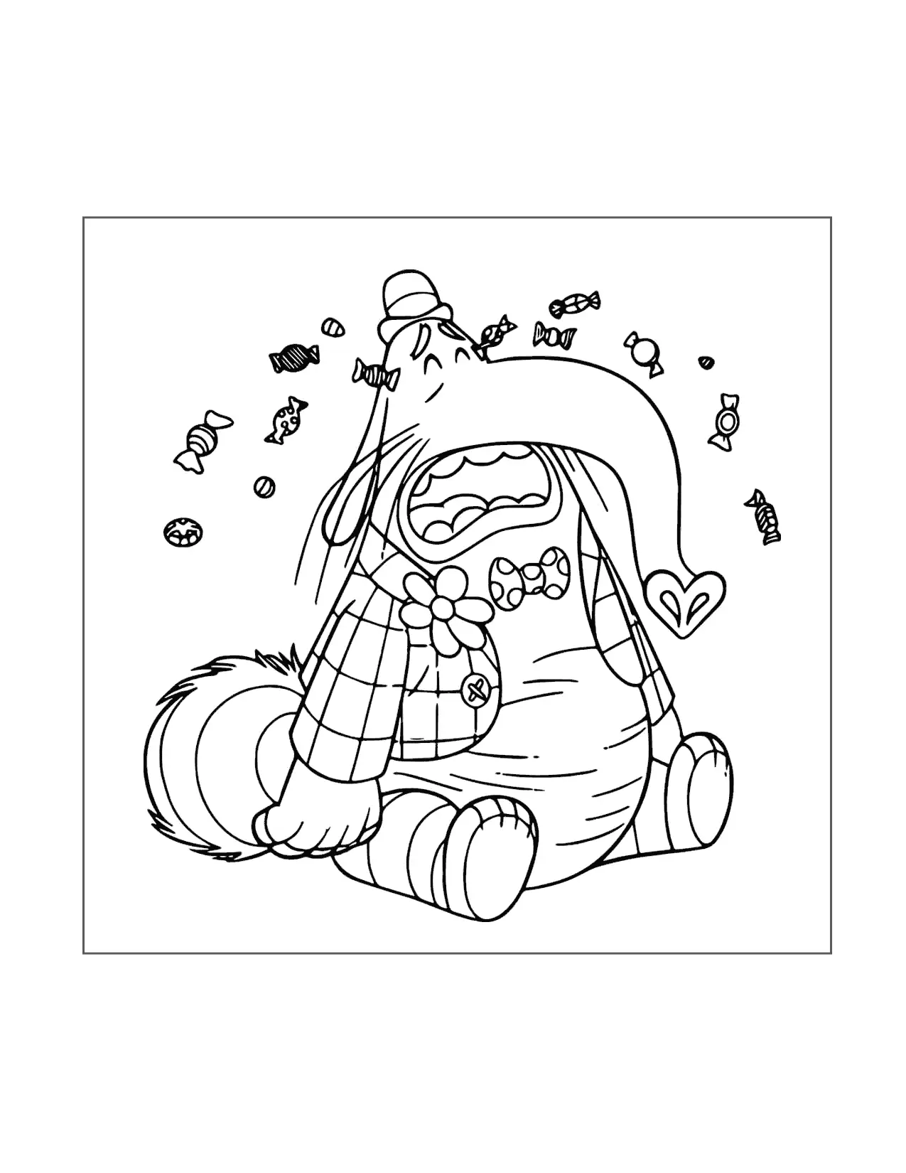 Poor Bing Bong Inside Out Coloring Page