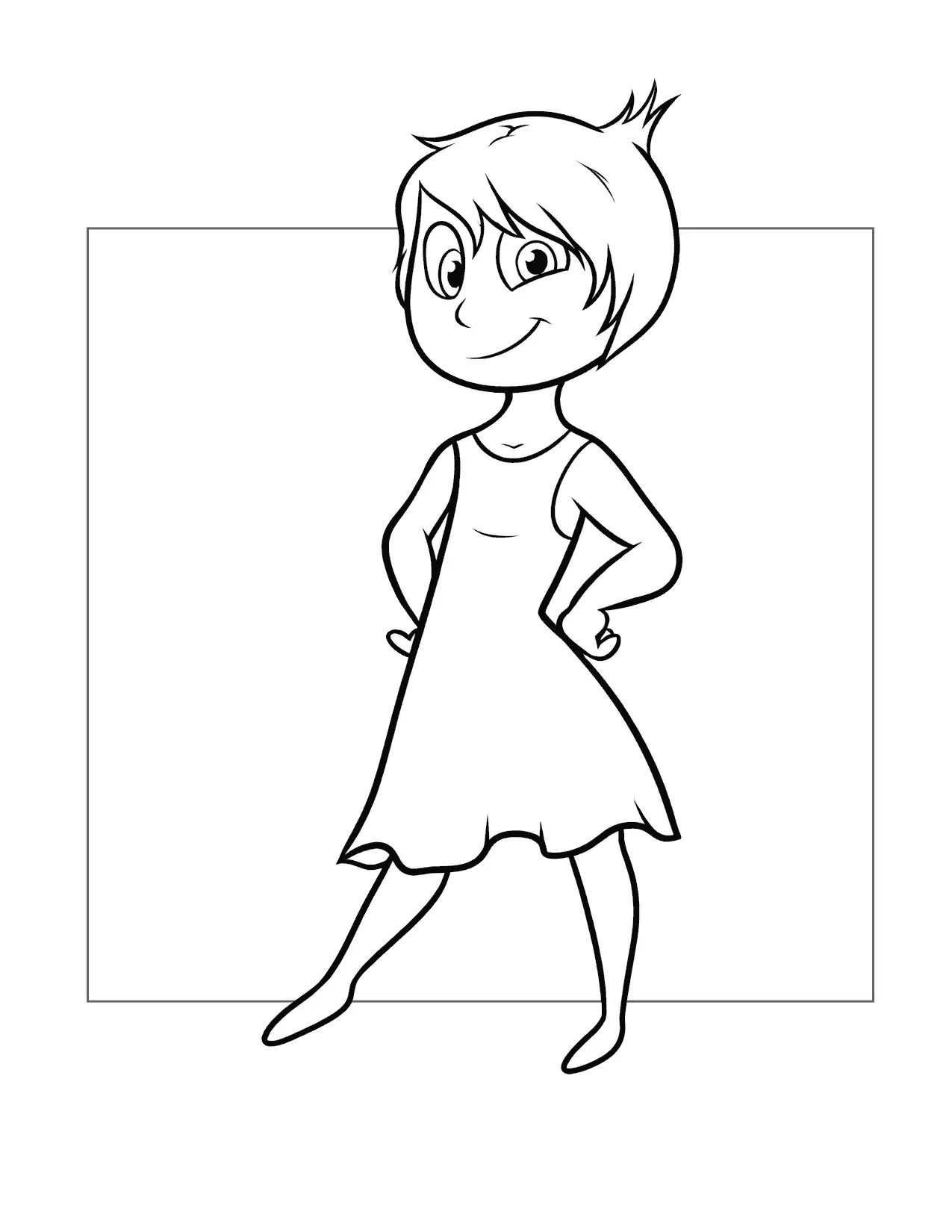 Joy Inside Out Coloring Pages