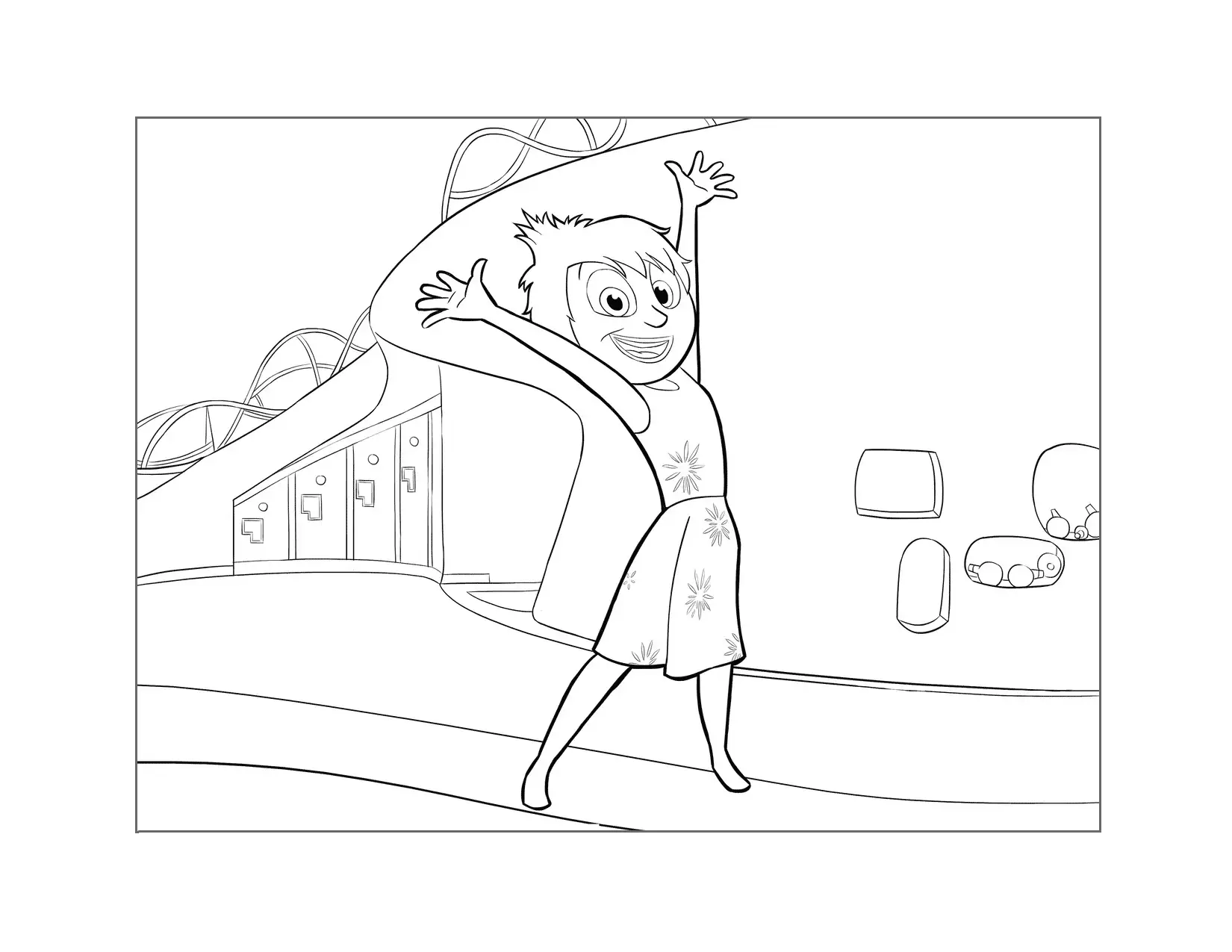 Her Joy Is Big Coloring Page