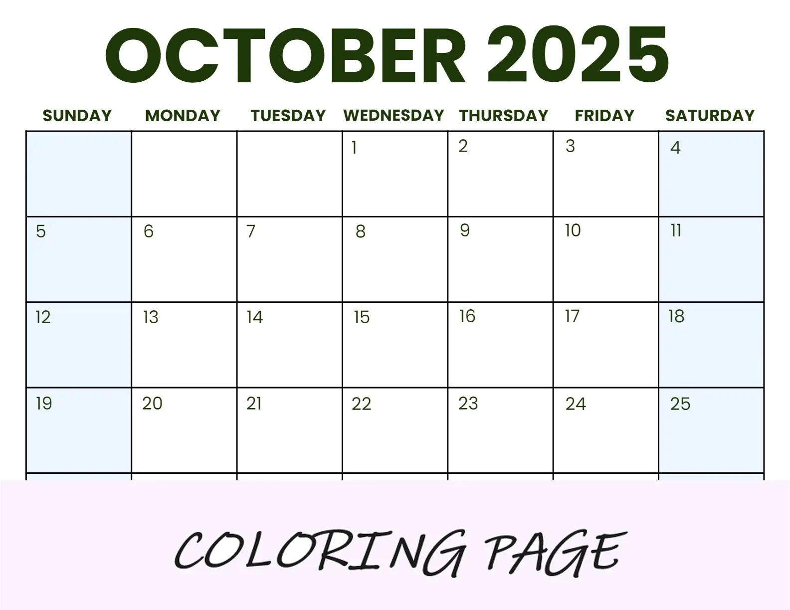 Calendario Octubre 2025 Paisaje De Halloween Para Imprimir