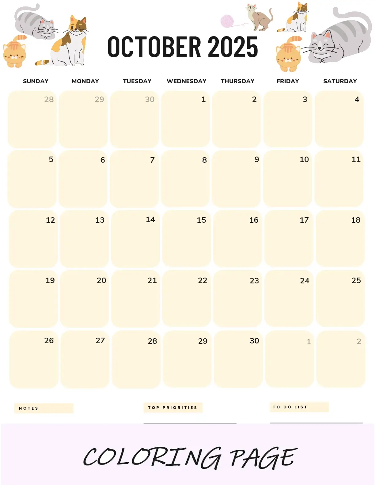 Calendario Octubre 2025 Retrato Del Día De La Raza Para Imprimir