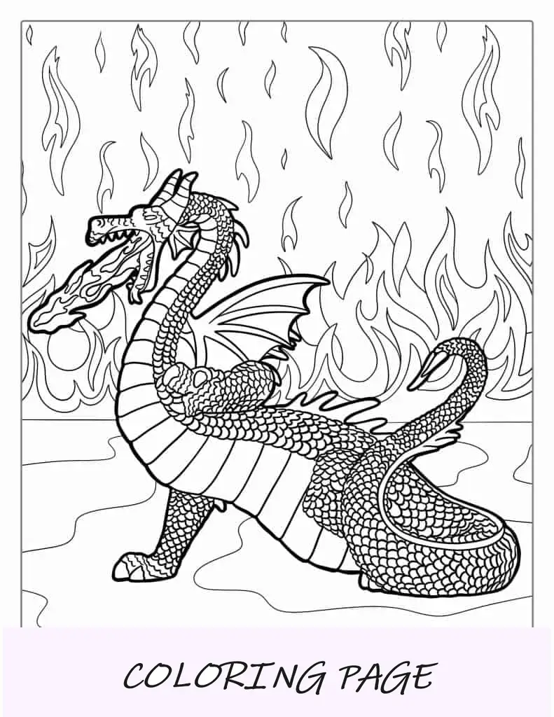 La Bella Durmiente Dragón Maléfica Para Colorear