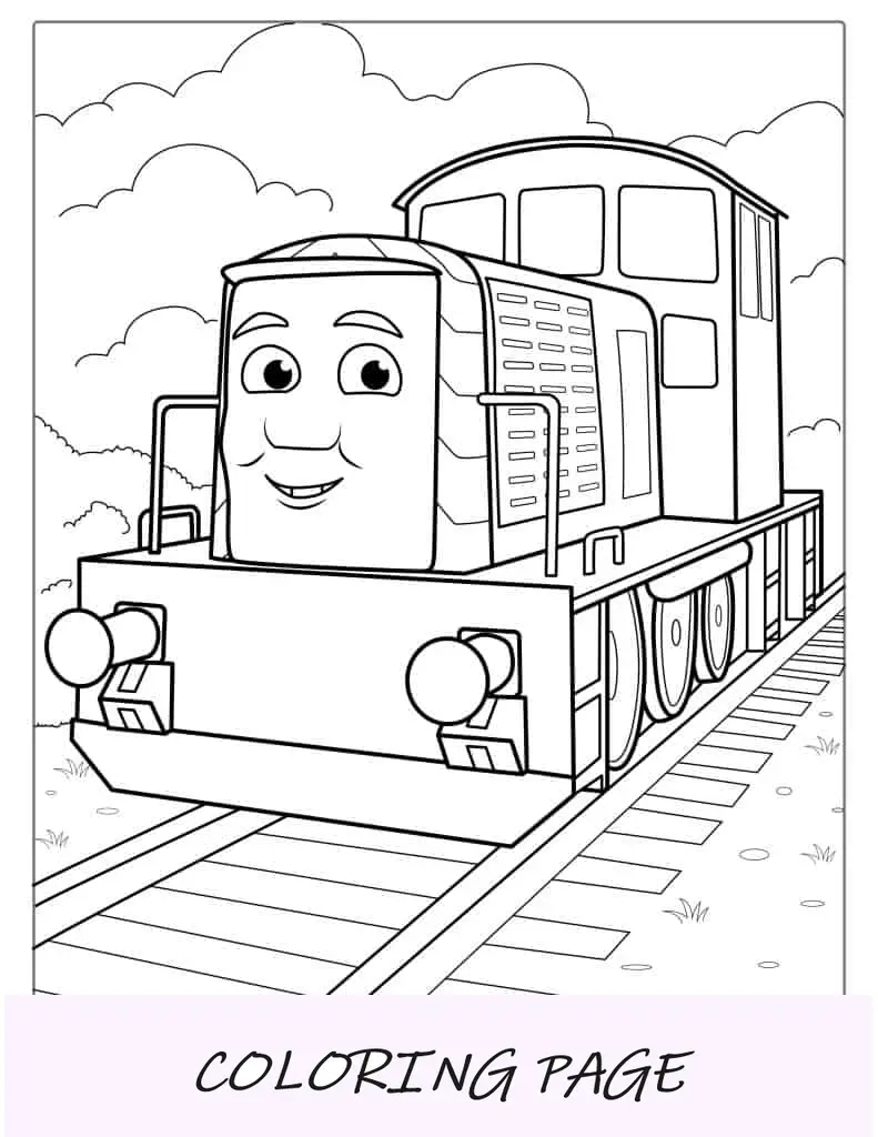 Salgado, o trem de Thomas e amigos