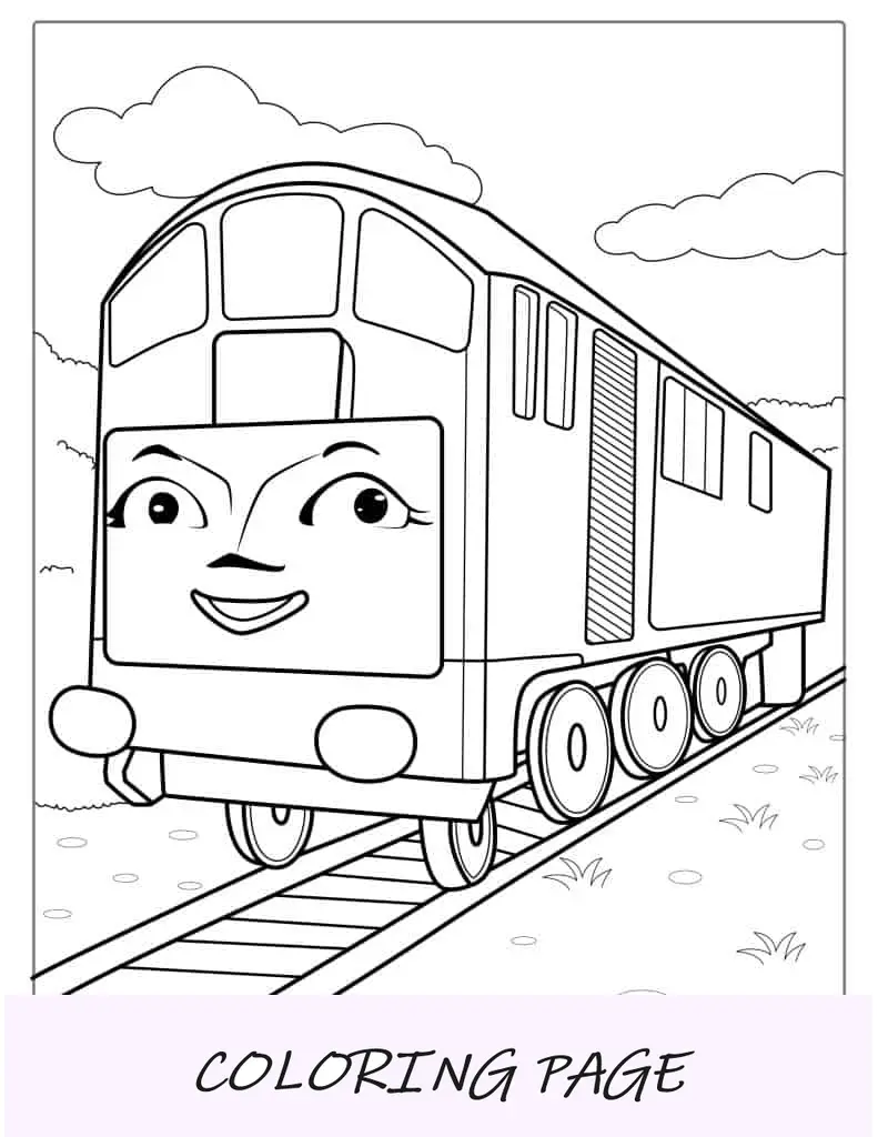 BoCo, o trem para colorir