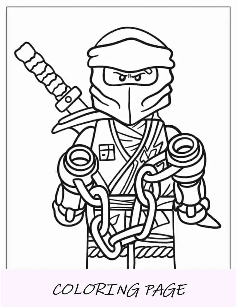 Lego Ninjago Jay Esboço