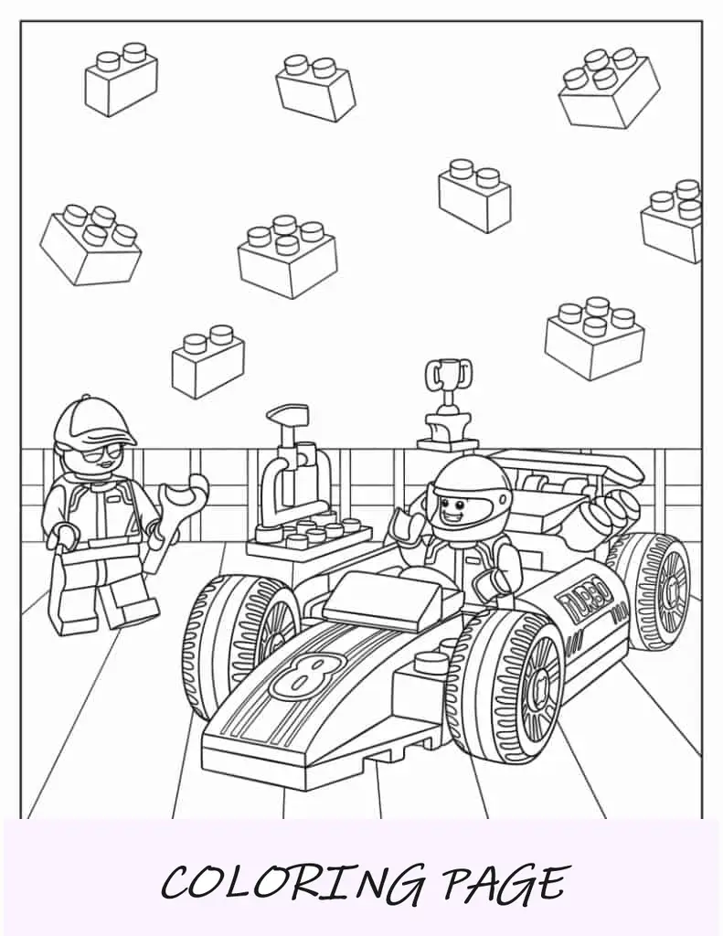Carro de corrida Lego City