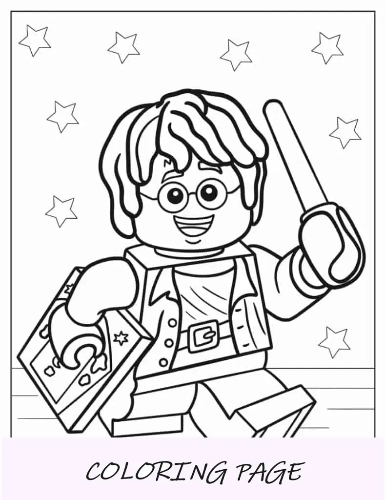 Lego Harry Potter com varinha