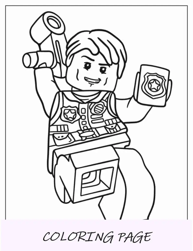 Chase McCain de Lego City disfarçado