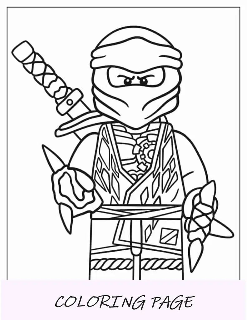 Lego Ninjago com Nunchucks para crianças