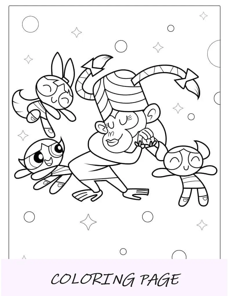 Powerpuff Girls Sleepover-Malseite