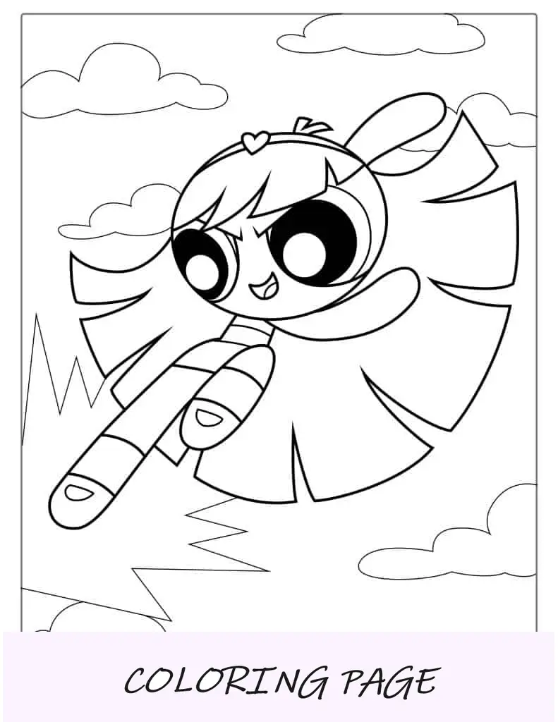 Bliss-Charakter von Powerpuff Girls bis Color