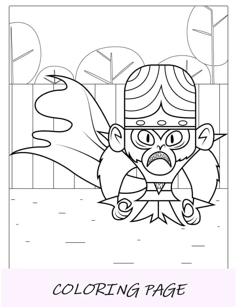 Mojo Jojo Affe Malseite
