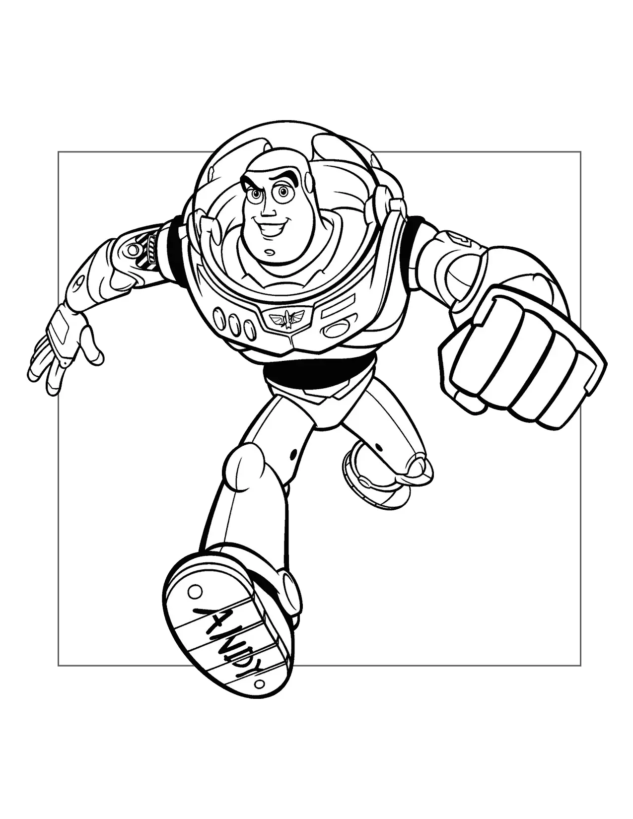 Buzz Lightyear Coloring Pages