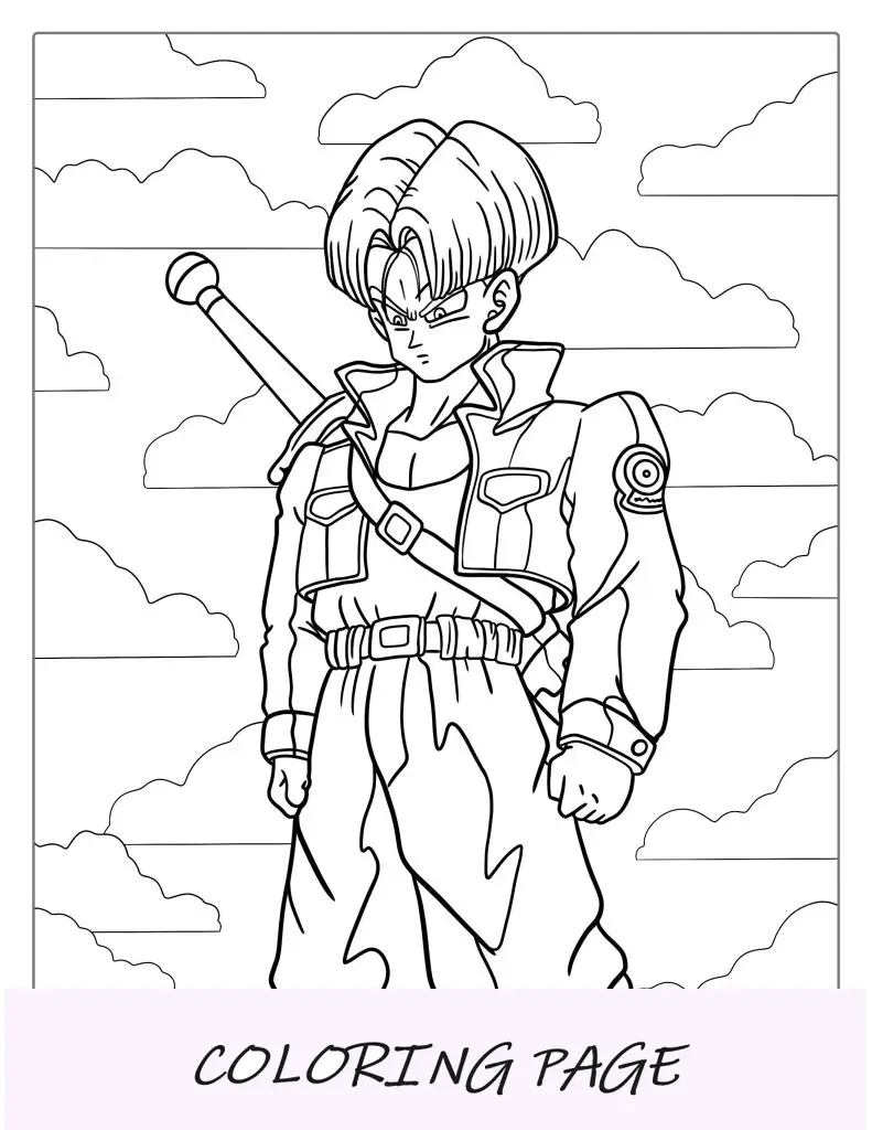 Página para colorir de troncos