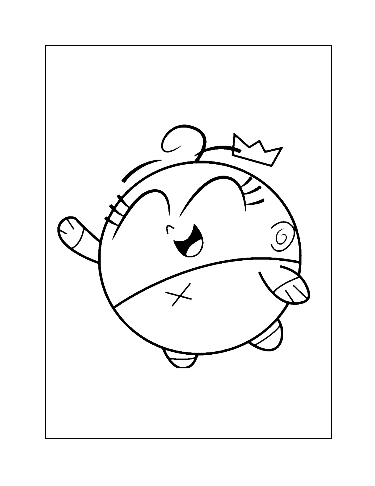 Poof Fairly Odd Baby Coloring Page