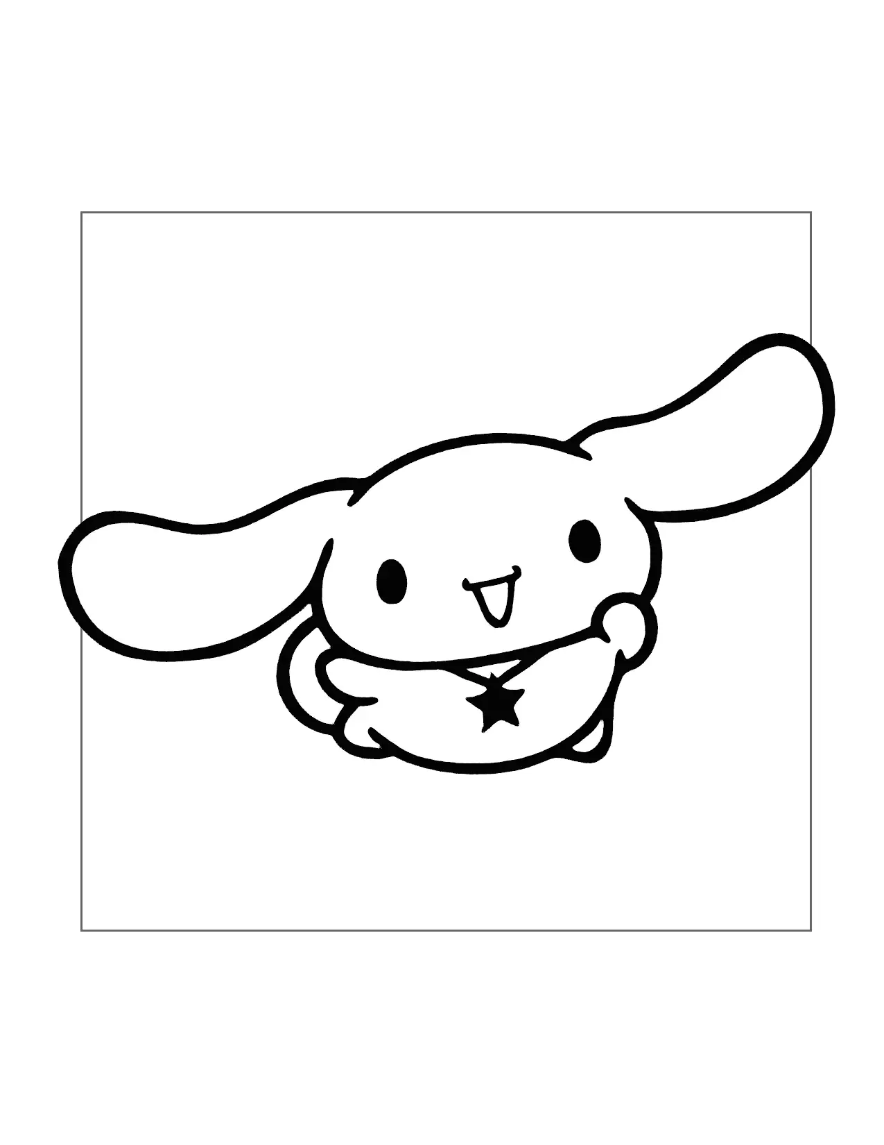 Cinnamoroll Coloring Page