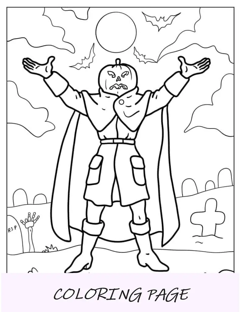 Página para colorir do monstro Scooby Doo