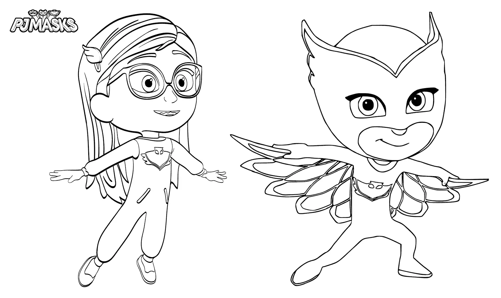 Free Printable Pj Masks Coloring Pages