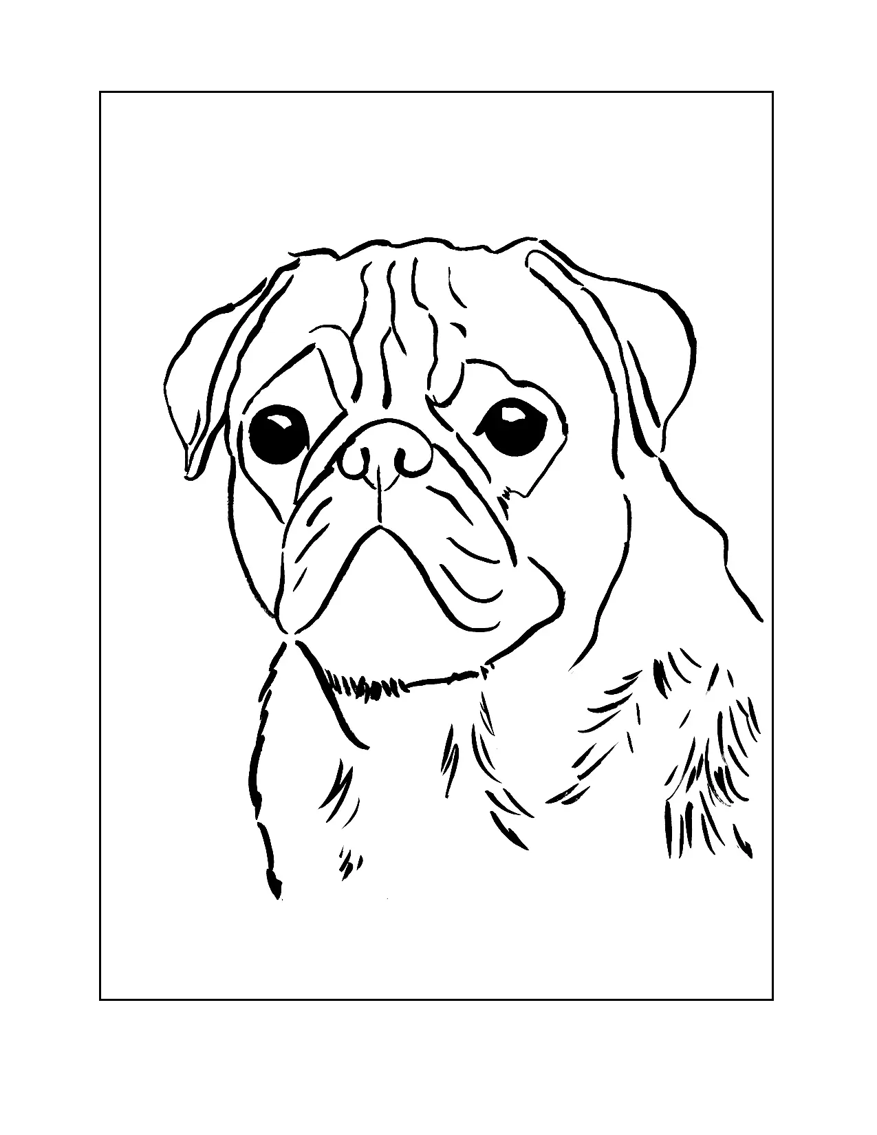 Mops Malvorlagen