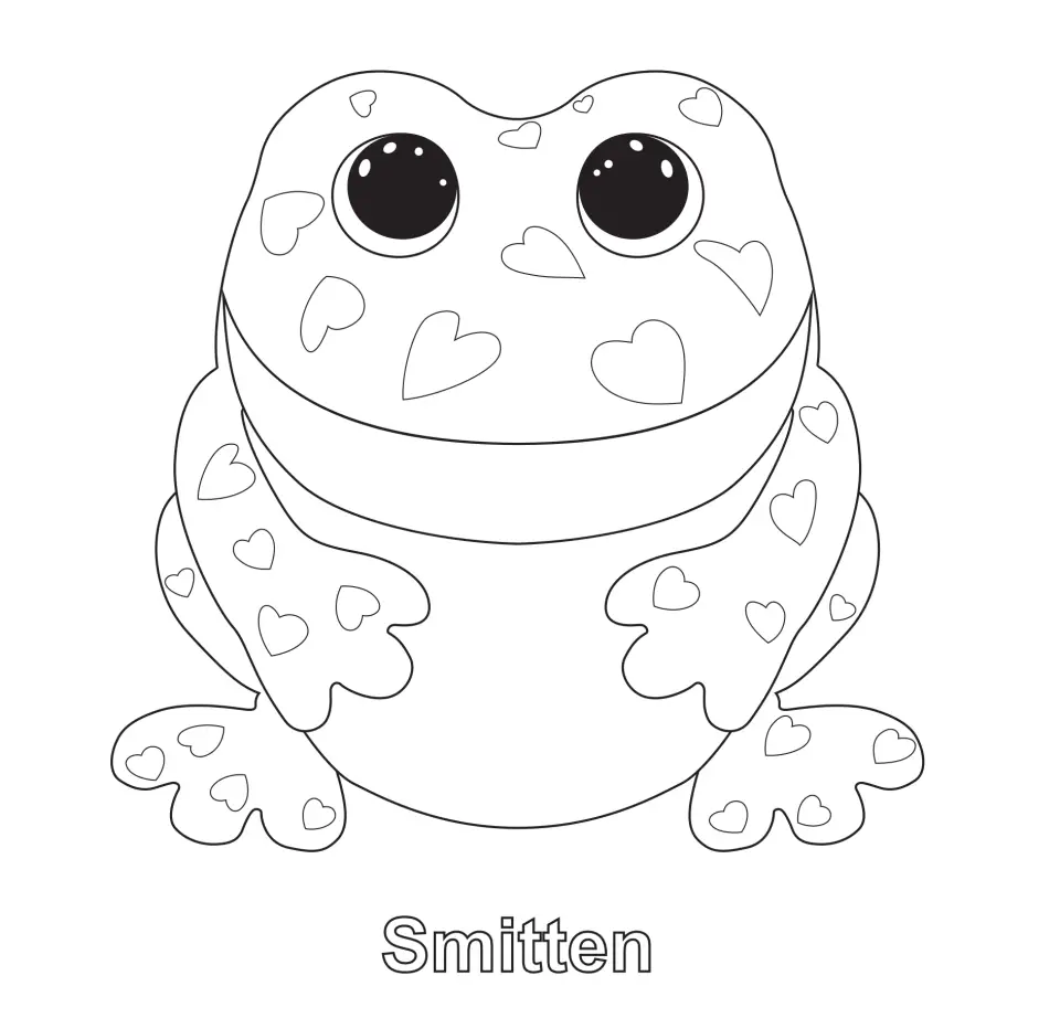 Pagine da colorare di beanie boo