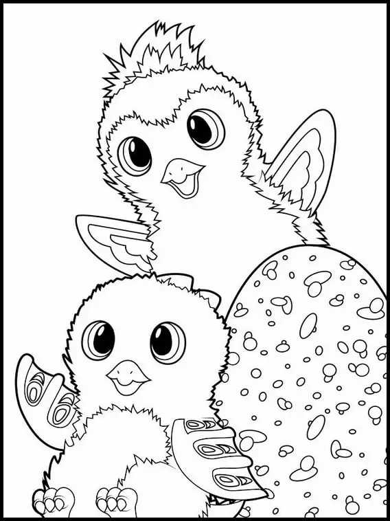 Disegni da colorare di Hatchimals